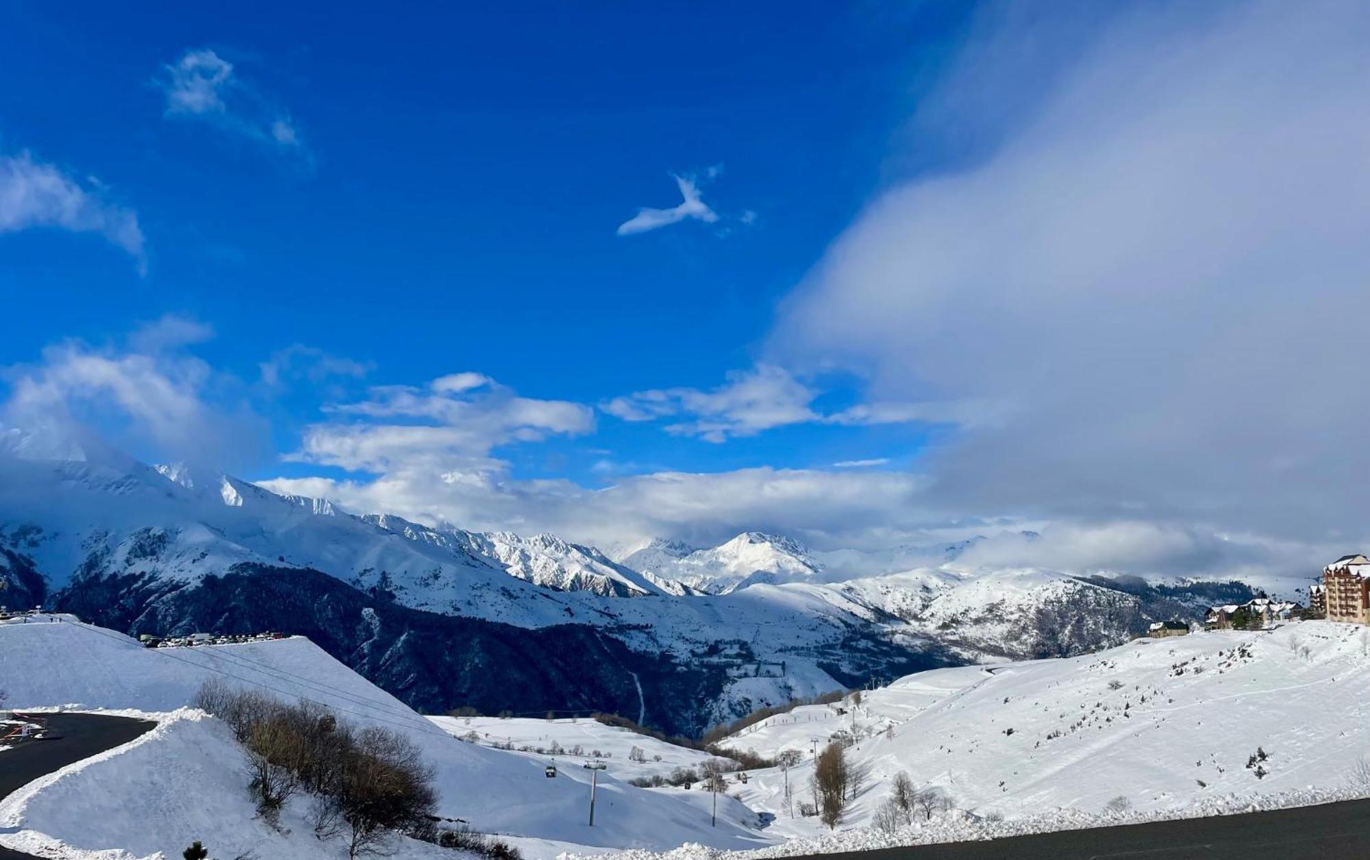 Grand Appartement Peyra'Good Tout Equipe Linge De Lit Et De Toilette Inclus - 8 Couchages - Station Peyragudes - Vue Montagne - 2 Balcons-Terrasses Germ Dış mekan fotoğraf